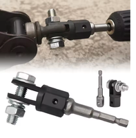 Adaptateur en acier au chrome-vanadium de 1/2 pouces outil de clé adaptateur de cric à ciseaux pour automobile Jack Drill Impact Sports Entertainment