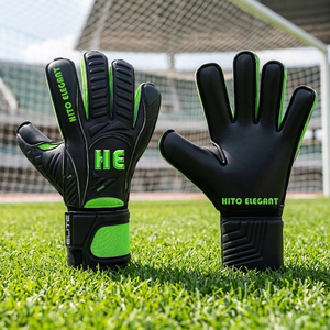 Gants de gardien de but de football de qualité supérieure, fermeture à boucle, adhérence ultime, confortables, séchage rapide - Product Image 4