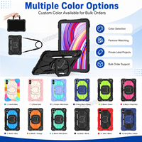 Étui antichoc 360 Armor pour Redmi Pad Pro 12.1 Poco Pad 12.1 2024 avec support rotatif, bandoulière, adapté aux enfants, OEM ODM