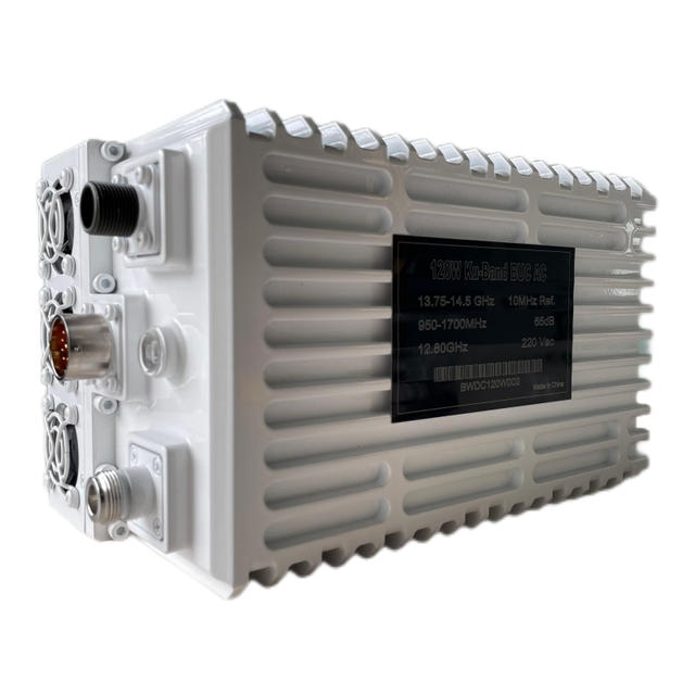 3W/4W/5W/9W/10W/50W/100W/150W/200W Ku-band Standard F- or N-type 14.0-14.5GHz Transmitter Connector BUC