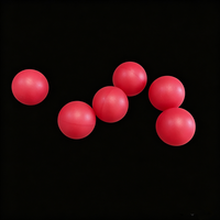 Boules flottantes en plastique PP/PE rouges, petites, rondes, fermées et sans couture, de 20 mm, 25 mm, 25,4 mm (1 pouce), personnalisables, vente en gros
