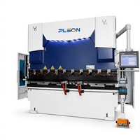 Presse plieuse CNC électro-hydraulique de haute précision PLSON 4+1 axes pour tôles d'acier
