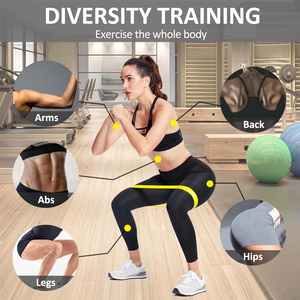 Juego de Bandas de Resistencia de Gimnasio de 5 Piezas de Alta Calidad con Logotipo Personalizado, Bandas de Resistencia Elásticas de Látex Natural, Kit de Correas de Asistencia para Dominadas - Product Image 6