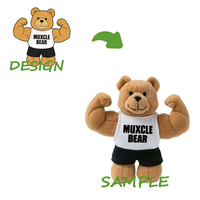 Porte-clés en peluche singe personnalisé - Boîte surprise - Peluche super douce avec broderie et doublure en maille - Prix abordable