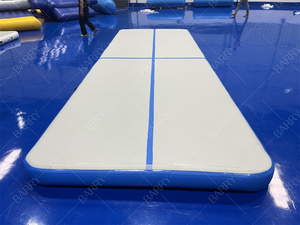 6m/8m/10m/12m/15m/<span class=keywords><strong>20m</strong></span> piste d'air gonflable usine de gymnastique Logo personnalisé tapis de culbutage sol d'air <span class=keywords><strong>Airtrack</strong></span> - Product Image 2