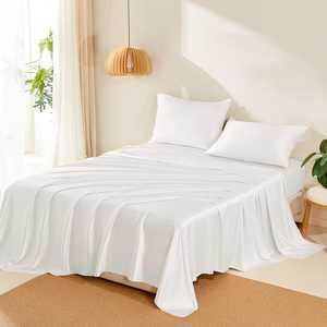Ensemble de draps en soie de mûrier véritable sur mesure en gros, ensemble de literie en soie, taille king, <span class=keywords><strong>couette</strong></span> en soie, ensemble de draps en soie - Product Image 1