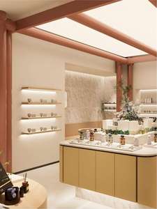 Diseño de Tienda de Cosméticos de Lujo para Comercios de Venta Minorista de Cuidado de la Piel y Belleza |   Exhibidores de Maquillaje Personalizados y Solución Integral de Equipamiento para Tiendas - Product Image 4
