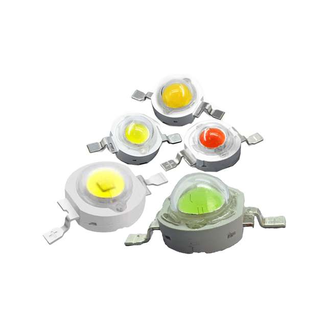 High-Brightness High-Power 1W Red/Yellow/Blue/Green/Warm White Cool White LED Beads 140 Viewing Angle 2-Year Warranty Factory