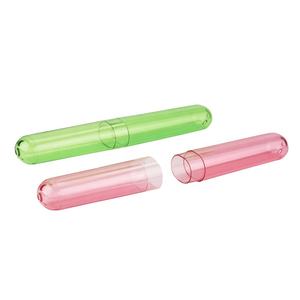 Custodia per spazzolino da denti portatile rotondo eco-compatibile con supporto da <span class=keywords><strong>viaggio</strong></span> in plastica per uso domestico e in bagno per hotel - Product Image 2