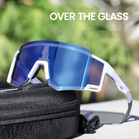 Lunettes de Cyclisme Dilupu avec Logo Personnalisé, Lunettes de Soleil Polarisées UV400, Verres Bleus Anti-Buée en PC et Lunettes Photochromiques pour Hommes
