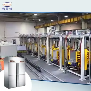 Philippines tự động PU phun tạo bọt Máy Polyurethane áp lực cao tạo bọt dây chuyền sản xuất cho tủ lạnh tủ
