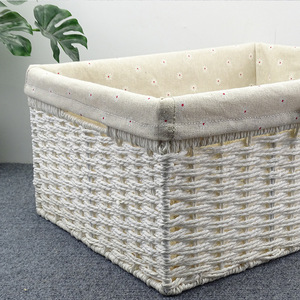 3 Adet El Dokuması Doğal Su Sümbülü İstiflenebilir Asılı Saklama Sepetleri Ev Oturma Odası ve Banyo İçin - Product Image 6