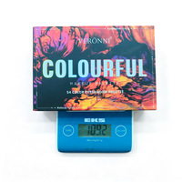 Palette de fards à paupières scintillants 54 couleurs, nuances mates et chatoyantes, poudre finement texturée pour un mélange facile, parfaite pour le maquillage quotidien