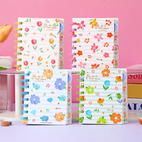 Petit carnet de notes à couverture souple en spirale Kawaii personnalisé A7 Mini carnet de notes agenda fantaisie dessin animé Lune