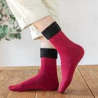 2023 gros chaussettes confortable hiver tricoté intérieur neigeux planchers femmes hiver moelleux chaussettes
