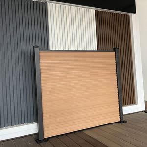 Home Garden Railing Decorative Border Outdoor <strong>Cheap</strong> Fences Sale WPC Wood Plastic Composite HDPE Metal Trellis Model <strong>Number</strong> 3D - Product Image 1