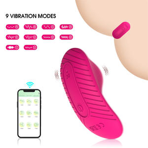 Pemijat celana dalam dapat dipakai Remote Control, perangkat relaksasi tubuh 9 Mode, perawatan pribadi pengisian daya magnetik tahan air untuk wanita - Product Image 2