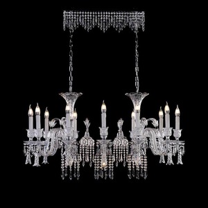 Lustres classiques de luxe en cristal K9 Maria Theresa, décoration de plafonds d'hôtel, lustre de mariage français - Product Image 4