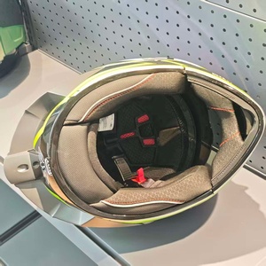 新しいAXK ABSオートバイフリップアップヘルメットデュアルバイザー認定取り外し可能な裏地付き女性用 - Product Image 6