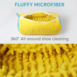 Vente lavable en Machine réutilisable Sneaker nettoyant épaississement fermeture éclair <span class=keywords><strong>lavage</strong></span> des chaussures <span class=keywords><strong>sac</strong></span> de nettoyage de blanchisserie pour un usage quotidien - Product Image 5