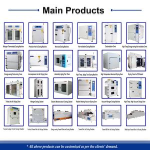 Four <span class=keywords><strong>de</strong></span> séchage industriel à convection à air chaud forcé, moteur pour écran tactile à <span class=keywords><strong>condensateur</strong></span> à semi-conducteurs LED, carte PCB, RT~200C - Product Image 4