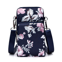 Tas Selempang Mini Custom Printing, Tas Messenger Kecil, Dompet Wanita, Dompet Koin, Tas Selempang Ponsel untuk Wanita