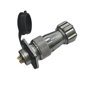 Prise et fiche d'aviation WS20 en alliage de zinc, montage sur panneau, cuivre plaqué or, connecteur 2 à 15 broches pour remplacement et réparation - Product Image 1