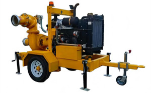 <span class=keywords><strong>Pompe</strong></span> à eau diesel montée sur remorque |   440 m/h Haute pression et <span class=keywords><strong>aspiration</strong></span> pour l'irrigation agricole et les eaux usées minières - Product Image 2