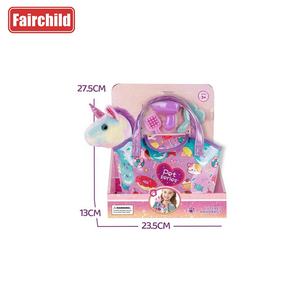 <span class=keywords><strong>Jouet</strong></span> pour chien et chat en peluche transfrontalière de style mignon avec peigne sèche-cheveux sac à main souple pour maison de jeu jouets <span class=keywords><strong>licorne</strong></span> pour enfants - Product Image 5