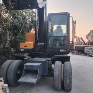 Excavadora de Ruedas Hyundai Usada de Alta Calidad, 15 Toneladas, 84 kW de Potencia, con Caja de Cambios y Bomba para Construcción y Minería - Product Image 3