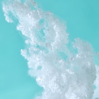 Fibre de polyester recyclée certifiée GRS 7D 15D HCS siliconée pour oreillers et literie de luxe