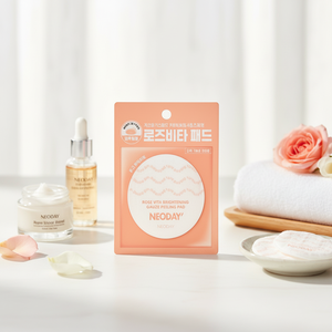 Almohadillas Exfoliantes de Gasa Blanqueadoras Neoday Rose Vita, Cuidado de la Piel Coreano, Iluminadoras e Hidratantes con Extracto de Rosas - Product Image 3
