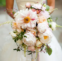 DKB – Bouquet de fleurs artificielles en cascade pour mariage, arrangement de fleurs, Style automne hiver printemps été