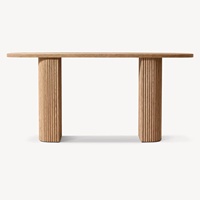 Table console rétro américaine pour hall d'entrée Armoire de foyer en bois de chêne solide Support de hall d'entrée Table d'offrande murale pour la maison