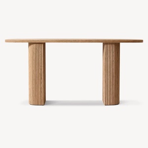 Americana Retro ingresso consolle tavolo <span class=keywords><strong>in</strong></span> <span class=keywords><strong>legno</strong></span> di quercia Soild Foyer armadio ingresso ingresso Stand a parete tavolo per offerta di casa - Product Image 2