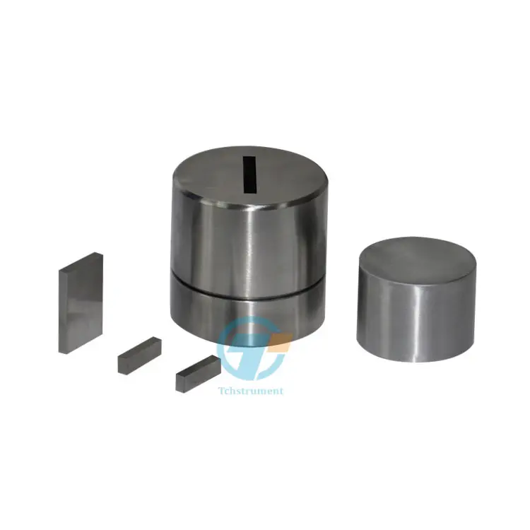 長方形パンチ粉末ペレット型プレス型ラボ油圧プレス用、長方形プレス型セット