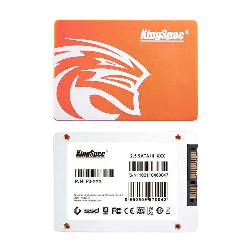 Kingspec โซลูชันการจัดเก็บข้อมูลใหม่ขายส่ง2.5 ''128Gb Ssd Solid State Drive