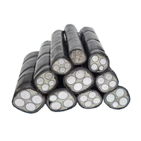 Cable de Alimentación de Aluminio YJLV de 3+2 Núcleos y 5 Núcleos, Cable de Aluminio Aéreo de Bajo Voltaje Estándar GB