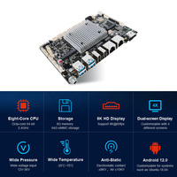 Placa Base Industrial Integrada ODM con Sistema Operativo Android Linux Ubuntu, RK3588 8+64G/16+128G, Placa Madre Industrial Android