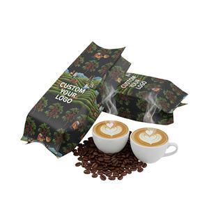 Bolsas de Café Personalizadas con Logotipo Mate, Válvula de Desgasificación, AutoSellables, con Fuelle Lateral, Bolsa Laminada para Almacenamiento de Granos de 100g-1kg - Product Image 2