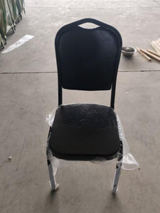 Sedia da Pranzo in Metallo Nera Impilabile Economica per Hotel, Ristoranti, Feste, <span class=keywords><strong>Eventi</strong></span>, Matrimoni, Chiese, Scuole, Sale Conferenze, Design Moderno - Product Image 2