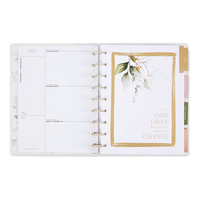 Planificateur personnalisé 2025-2026 A4 A5 Happy Planner Planificateur de 18 mois Planificateur quotidien hebdomadaire mensuel Pages reliées par disque Planificateur classique Journal Carnet