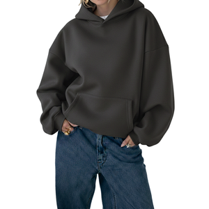 เสื้อฮู้ดผู้หญิงสำหรับฤดูหนาว ผ้าฝ้ายผสมโพลีเอสเตอร์ เนื้อผ้านุ่ม ระบายอากาศได้ดี เป็นมิตรกับสิ่งแวดล้อม น้ำหนักเบา สวมใส่สบาย สามารถปรับแต่งได้ - Product Image 2