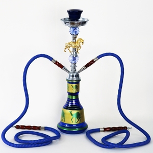 Nouvel article, fournitures en gros, ensemble de narguilé portable en métal de style arabe, de haute qualité, durable, avec logo personnalisé - Product Image 1