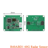 R60ABD1 60G Radar à ondes millimétriques Radar de rythme cardiaque respiratoire Module de surveillance du sommeil R60ABD1