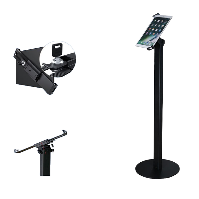 Koford Universal 10-13inch Tablet Floor Stand Exhibition Display Model TB 003B Made in China