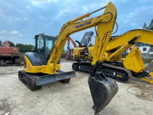 Mini-excavatrice sur chenilles Komatsu PC55 d'occasion de haute qualité, 5 tonnes, moteur Isuzu, composants essentiels, 2020, capacité de la benne de 0,15 m³ - Product Image 3