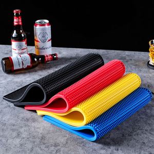 Multi-Size Custom Logo Color Anti-slip PVC Bar Mat Wine Beer Drinking Bar Runner Bartender Serving Countertop Spill Drip Mat - Product Image 3