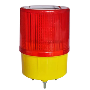Lampu Peringatan Tenaga Surya Model 01 untuk Crane Menara, Pembatas Jalan, Lampu Sinyal Konstruksi, Lampu Strobo Keselamatan Berkedip di Malam Hari - Product Image 3