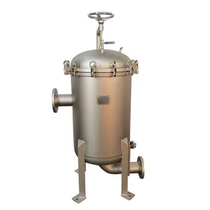 Bag Filter Housing Industrial Pressure Fluid Filter 304Stainless Steel